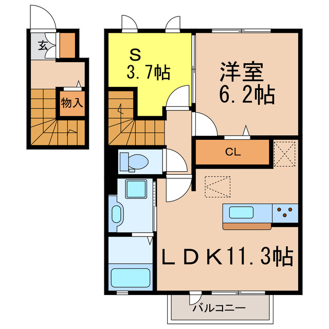 ハイモールII・IIIの間取り