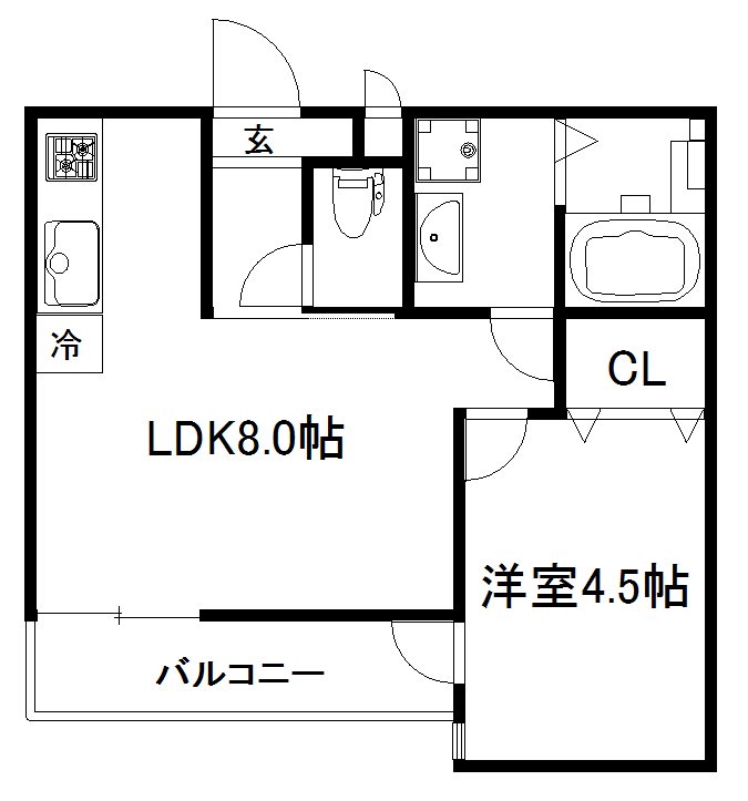 Private Residence御所西の間取り