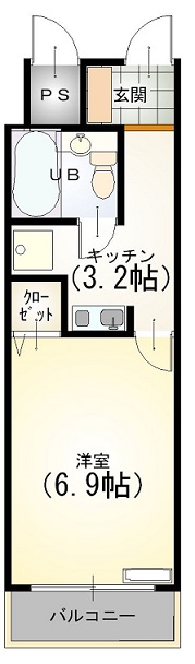 ライオンズマンション金沢犀川の間取り