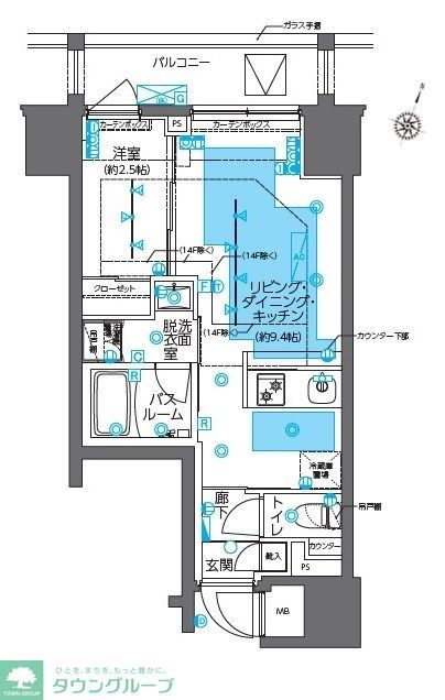 【ZOOM神田の間取り】