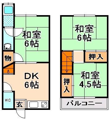 寿荘の間取り