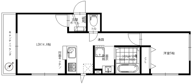 ゆきビル3の間取り