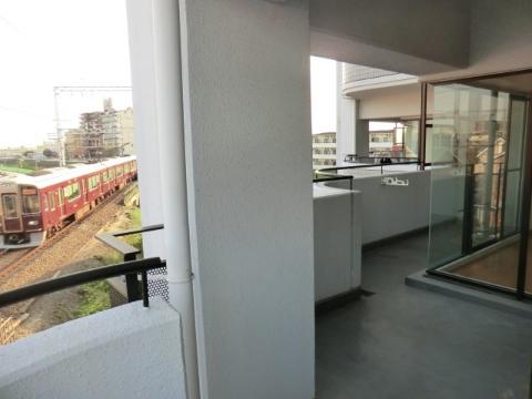 ロイヤル南茨木　バルコニー　ベランダ