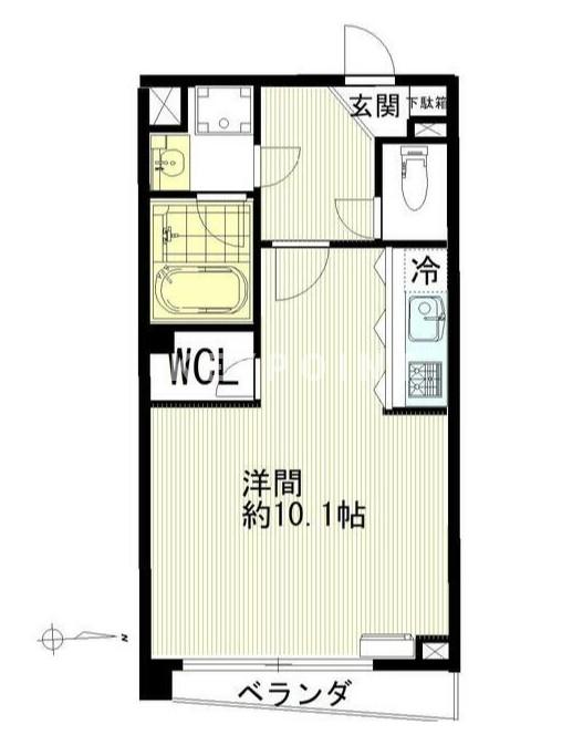 東京都豊島区目白３（マンション）の賃貸物件の間取り