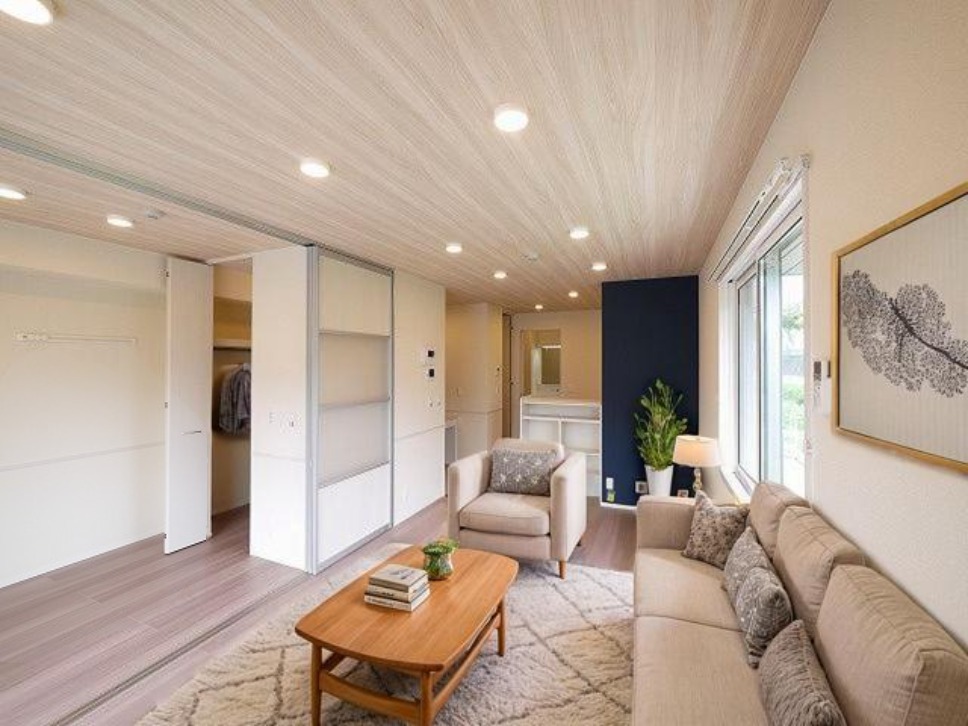 居室・リビング　CGで家具等を配置したもので家具等は含まれません。