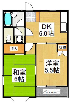 パークフルールの間取り写真