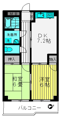 アンダール元本郷の間取り