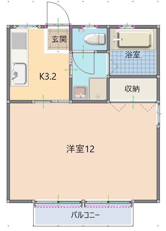 サンハイツの間取り