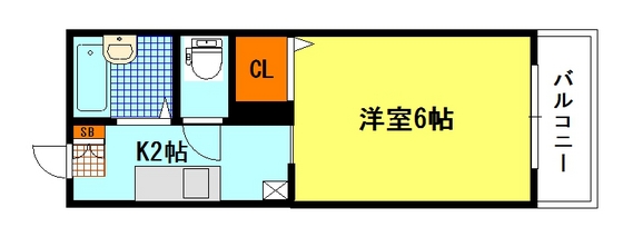 安芸郡府中町石井城のアパートの間取り