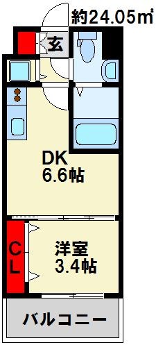 No.71オリエントトラストタワーの間取り