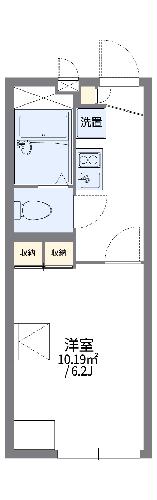 レオパレスくろばるの間取り