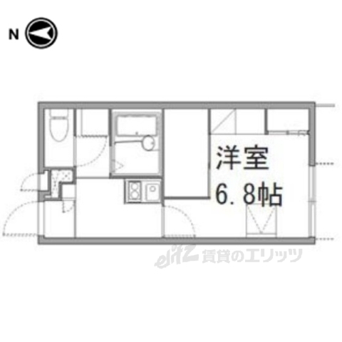 【レオパレス嵯峨野の間取り】