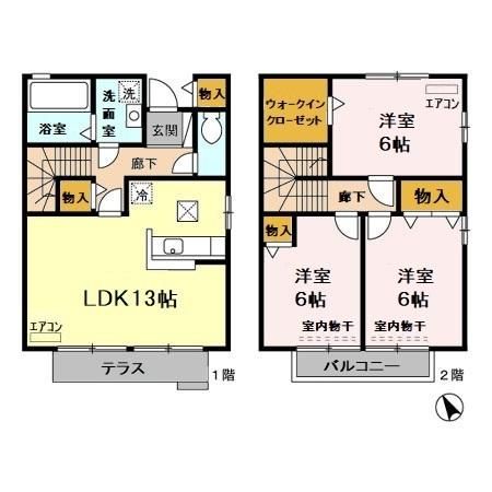 カーサフロレスタの間取り