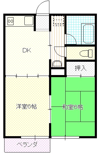 第１柳沢ハイツの間取り