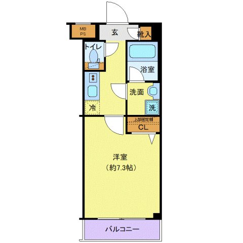 クレヴィスタ柴又の間取り