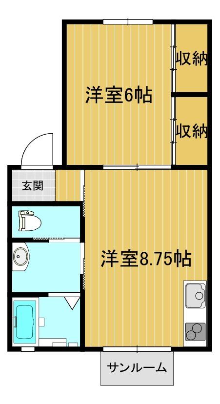 グラン北野IIIの間取り