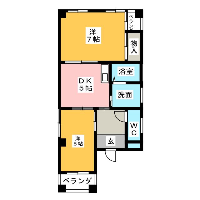 【ハーモニー東山の間取り】