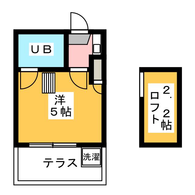 リバーブル久米川Ａの間取り