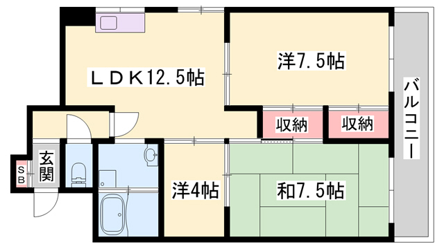 ラフェスタ加西の間取り