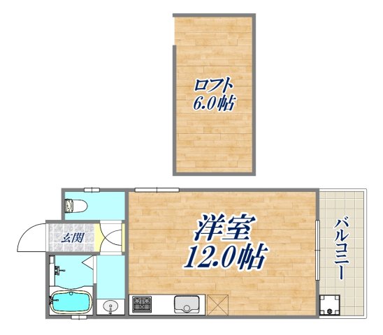 長谷川ビル（兵庫区）の間取り