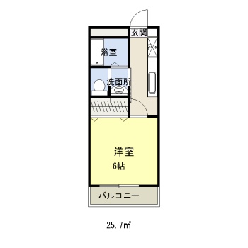 【川口市芝中田のマンションの間取り】