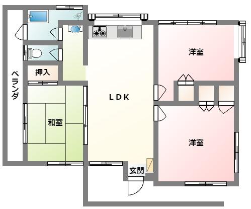 柳氏共同住宅の間取り