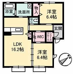 シャーメゾン　アミスターIIIの間取り