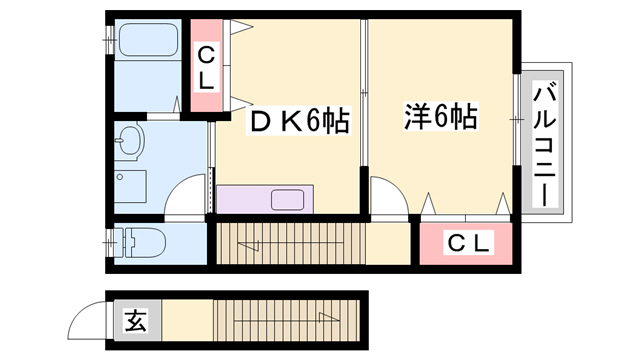 コンフォート花田IIの間取り