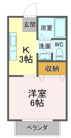 メゾンエスポワールIIの間取り