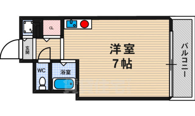 ステータス西田辺の間取り