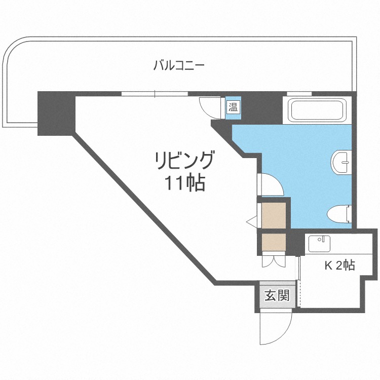 ＡＭＳＴＯＷＥＲ南６条の間取り