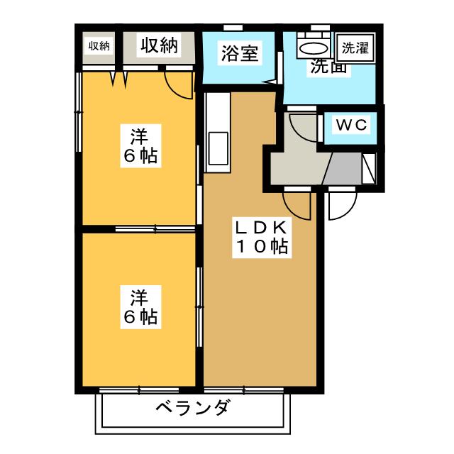 グレイスコートＡの間取り