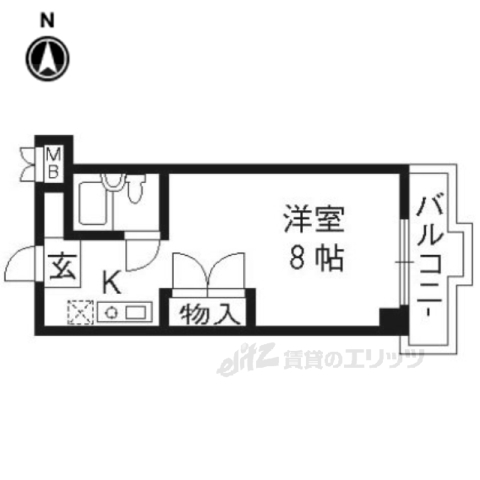 デリカダックハイムの間取り