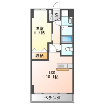 アーバンヒルズ城山１号館の間取り