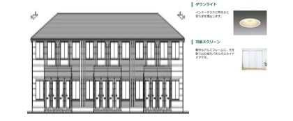 (仮称)スターテラスII佐方の建物外観