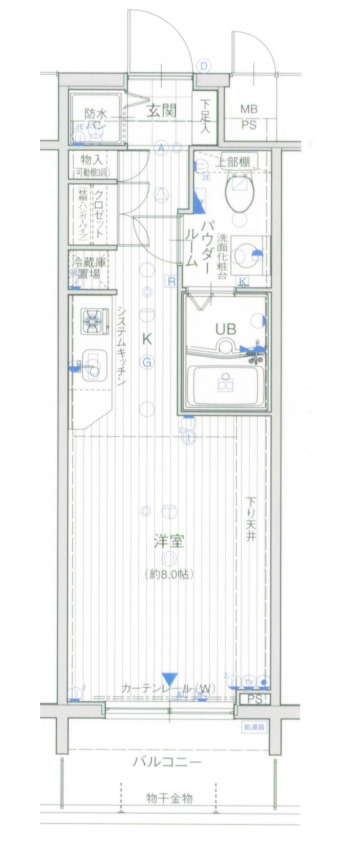 エスリード御堂筋梅田の間取り