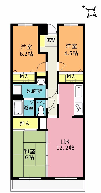 ザ・ロイヤルヴィレッヂの間取り