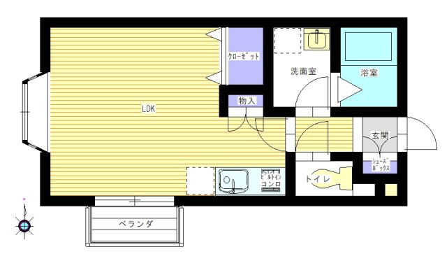 エスポ切添町の間取り