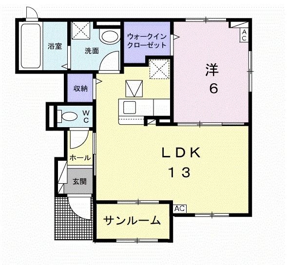 ラフォーレ川尻の間取り