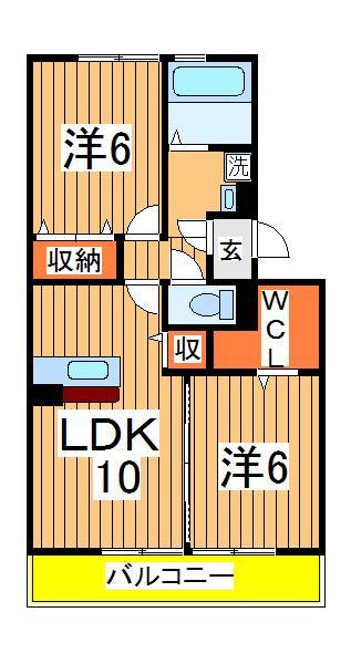 メゾンドシャルマンの間取り