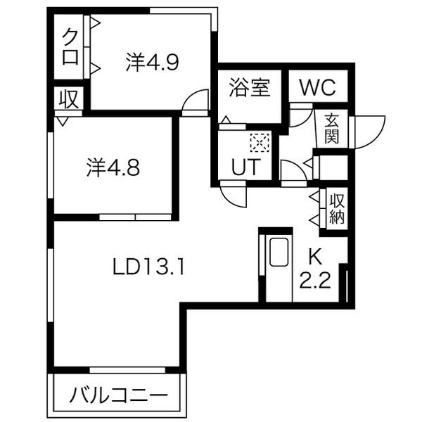 ブランシャール桑園の間取り