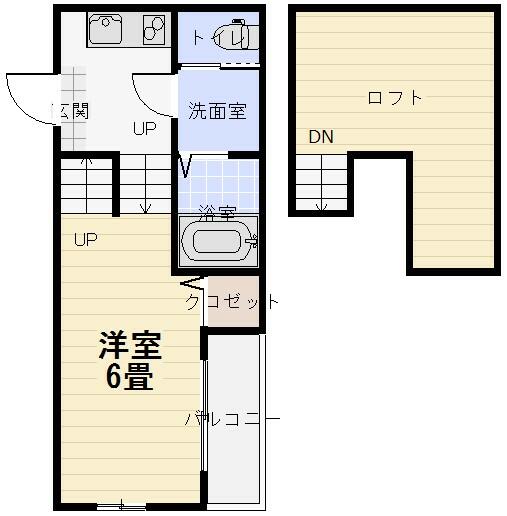 ＯＡＳＩＳ　ＩＫＥＤＡ　Ａ棟の間取り