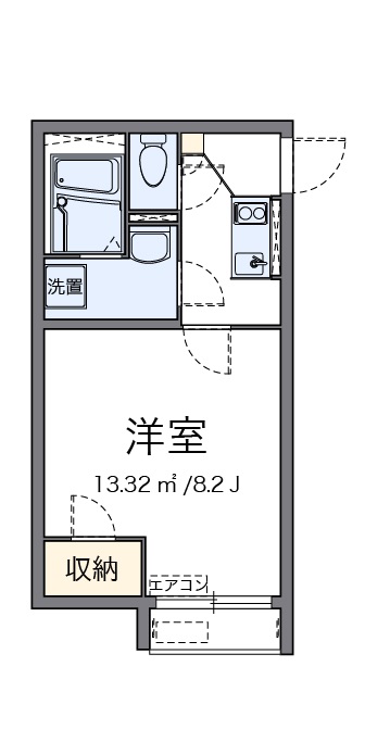 ソレーユ東大沼の間取り