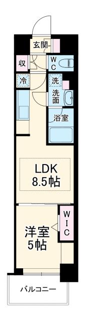 アーバネックス梅田中崎町IIの間取り