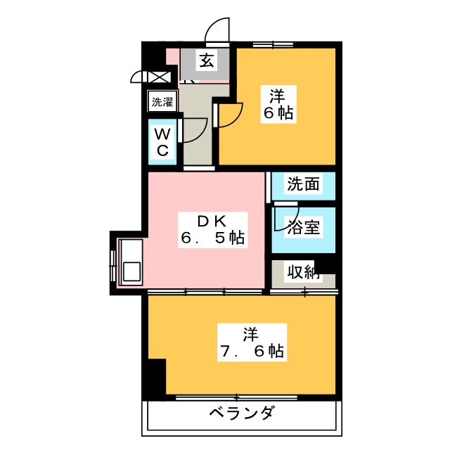 イマージュ池下の間取り