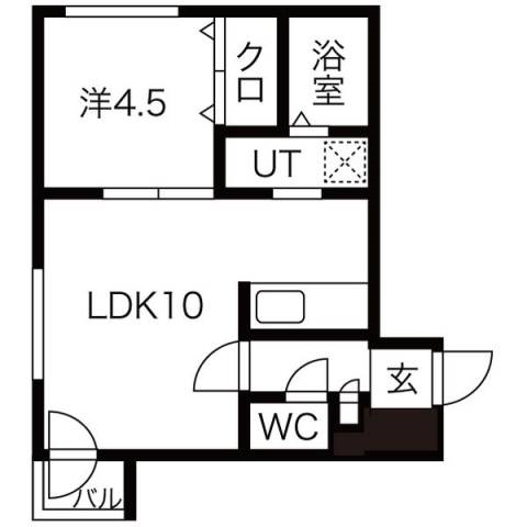 ルーク南4条の間取り