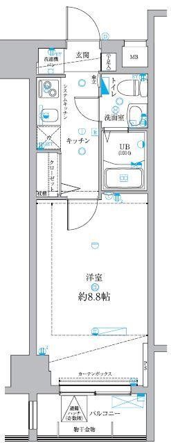 グランドコート親水公園の間取り