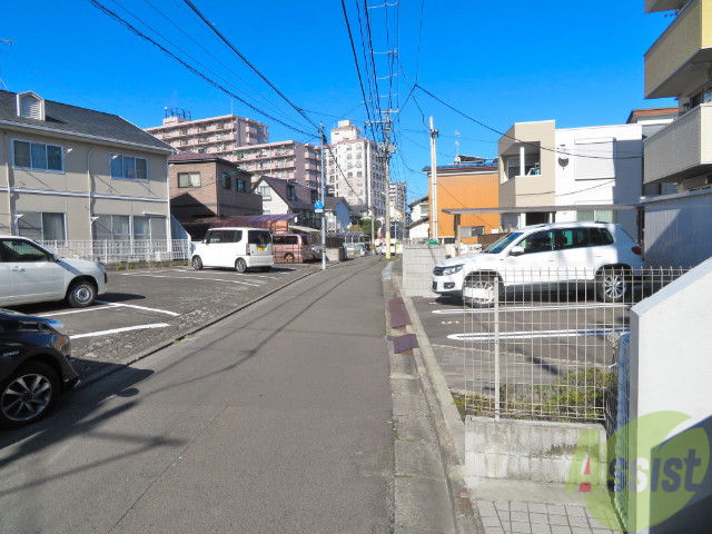 【仙台市宮城野区五輪のマンションの駐車場】