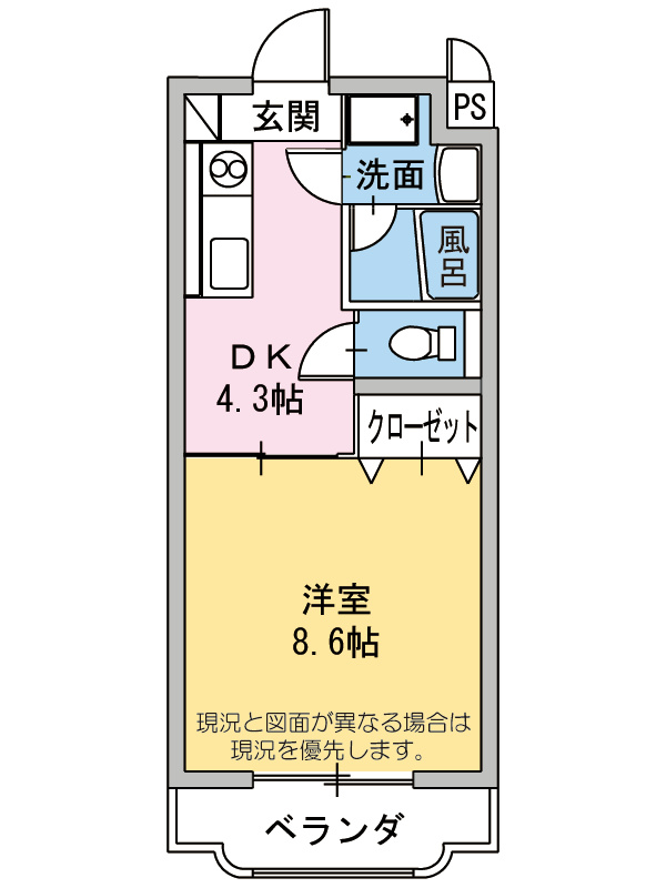 リヴェールＨＡＮＡの間取り