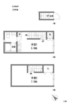 大井町APの間取り